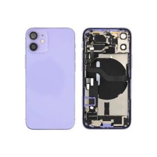 iPhone 12 Mini - Backhousing With Parts (Purple)