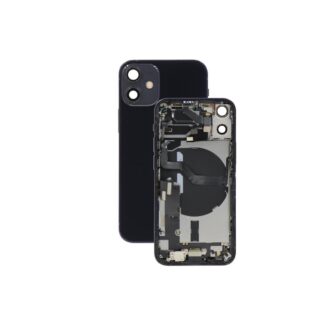 iPhone 12 Mini - Backhousing With Parts (Black)
