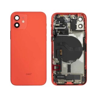 iPhone 12 - Backhousing With Parts (Red)