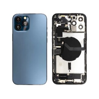 iPhone 12 Pro Max - Backhousing With Parts (Pacific Blue)