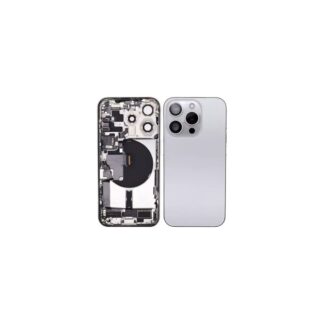 iPhone 15 Pro - Backhousing With Parts (White Titanium)