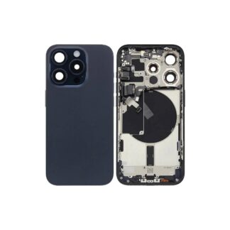 iPhone 15 Pro - Backhousing With Parts (Blue Titanium)