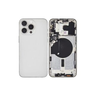 iPhone 15 Pro Max - Backhousing With Parts (White Titanium)